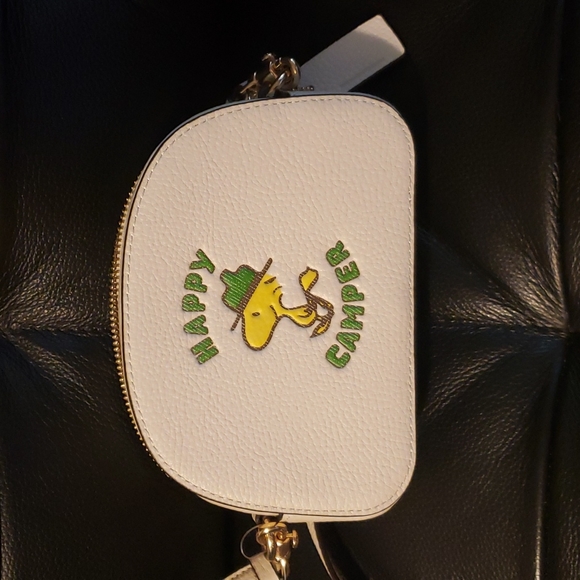 Coach Handbags - NWOT CoachxPeanuts "Happy Camper" Mini Bag